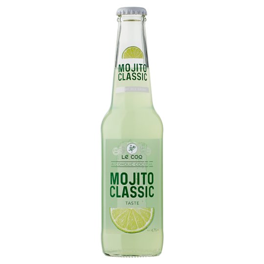 Le Coq Mojito Classic citrom-menta-rum ízű szénsavas alkoholos ital 4,7% 0,33 l