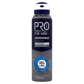 Tesco Pro Formula for Men Sensitive izzadásgátló dezodor férfiaknak 150 ml