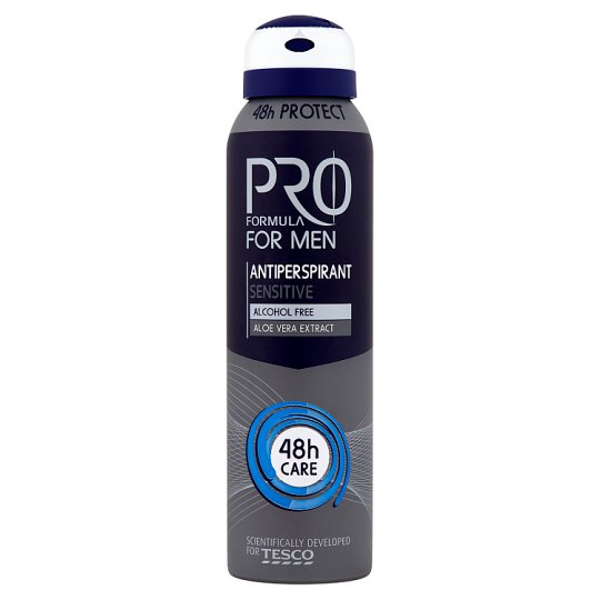 Tesco Pro Formula for Men Sensitive izzadásgátló dezodor férfiaknak 150 ml