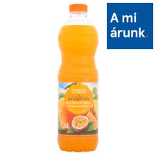 Tesco vegyes gyümölcsital mangosztán ízesítéssel, cukorral és édesítőszerrel 1,5 l