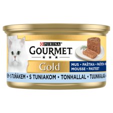 Gourmet Gold tonhallal pástétom nedves macskaeledel 85 g