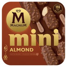 Magnum Mini Multipack Almond Ice Cream 6 x 55 ml