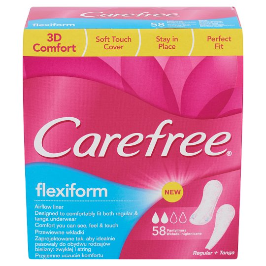 Carefree Flexiform tisztasági betét 58 db