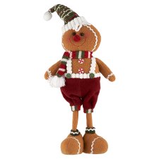 Plush Gingerman álló dekoráció 48 cm