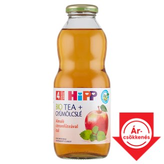 HiPP BIO gluténmentes almalé citromfű teával ital 4 hónapos kortól 0,5 l