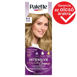 Schwarzkopf Palette Intensive Color Creme intenzív krémhajfesték 8-0 világosszőke (N7)
