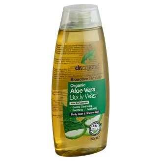 Dr. Organic Bioactive Skincare tusfürdő BIO aloe verával 200 ml