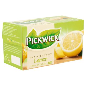 Pickwick citromízű fekete tea citromhéjjal 20 filter 30 g