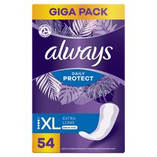 Always Daily Protect Extra Long Odour Lock Pantyliners 54 Count