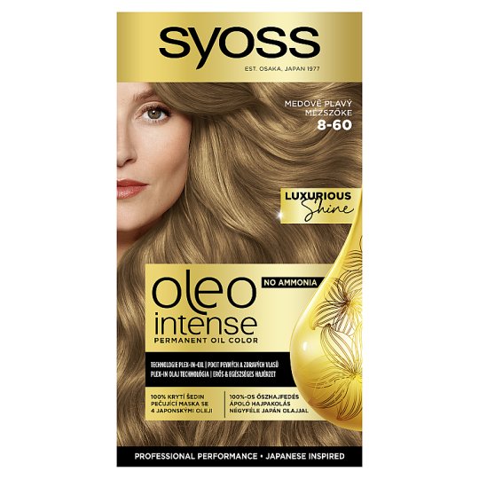 Syoss Color Oleo intenzív olaj hajfesték 8-60 mézszőke