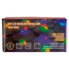 Snow Meister SM2564 100 LED-es multifunkciós színes fényfüzér időzítővel