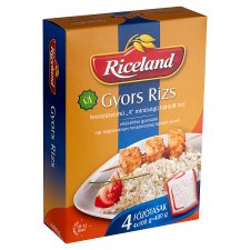 Riceland Gyors Rizs "A" minőségű hosszúszemű hántolt rizs 4 x 100 g (400 g)