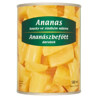 Ananászbefőtt darabok 565 g