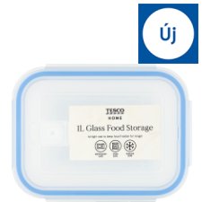 Tesco Home Glass Food Storage 1 l