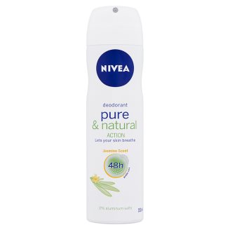 NIVEA Pure & Natural Action deo spray jázmin illattal 150 ml