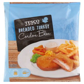 Tesco gyorsfagyasztott panírozott pulyka cordon bleu 1 kg