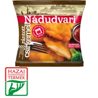 Nádudvari gyorsfagyasztott rántott csirkemell 600 g