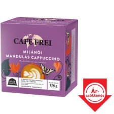 Cafe Frei Milánói Mandulás Cappuccino keserűmandula-likőrízű kapszula 9 x 14 g (126 g)