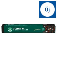 Starbucks by Nespresso Ristretto Shot őrölt pörkölt kávé 10 kapszula 57 g