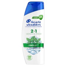 Head & Shoulders Menthol Fresh 2in1 Anti Dandruff Shampoo 250ml. Refreshing Menthol Scent