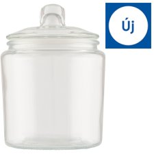 Tesco 900 ml Glass Cookie Jar 