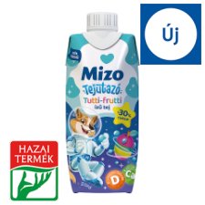 Mizo Tejutazó UHT zsírszegény laktózmentes tutti-frutti ízű tej D-vitaminnal és rosttal 315 ml