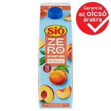 Sió Zero Peach Fruit Drink Made with Sweeteners 1 l