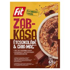 Fit zabkása chia-maggal és étcsokoládéval 65 g