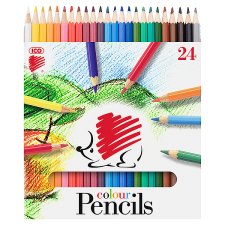 ICO Colour Pencil Hedgehog 24 pcs