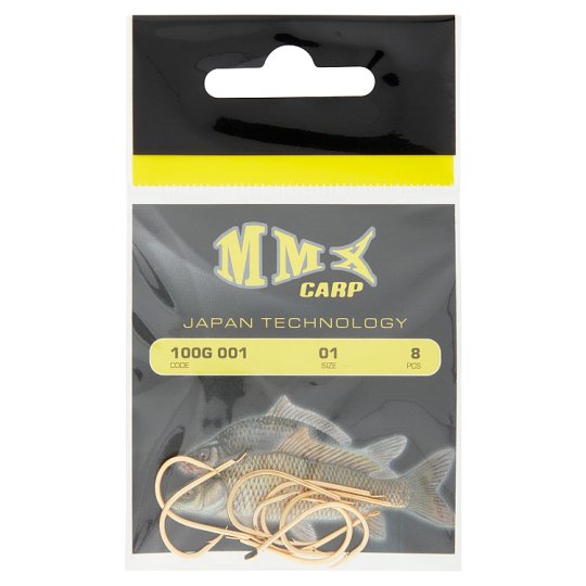 MMX Carp Fishing Hooks Size 01 8 pcs - Tesco Online, Tesco From Home