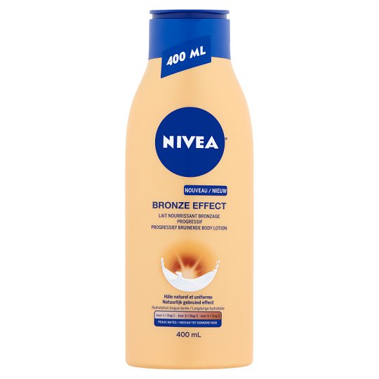 NIVEA Bronze Effect önbarnító testápoló normál-sötét bőrre 400 ml