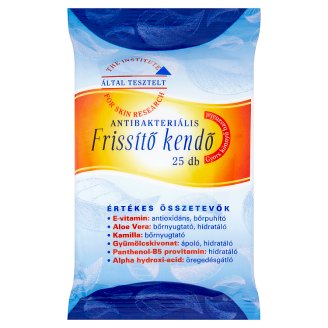 Antibakteriális frissítő kendő 25 db