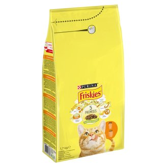 Friskies teljes értékű állateledel felnőtt macskák számára csirkével és zöldségekkel 1,7 kg