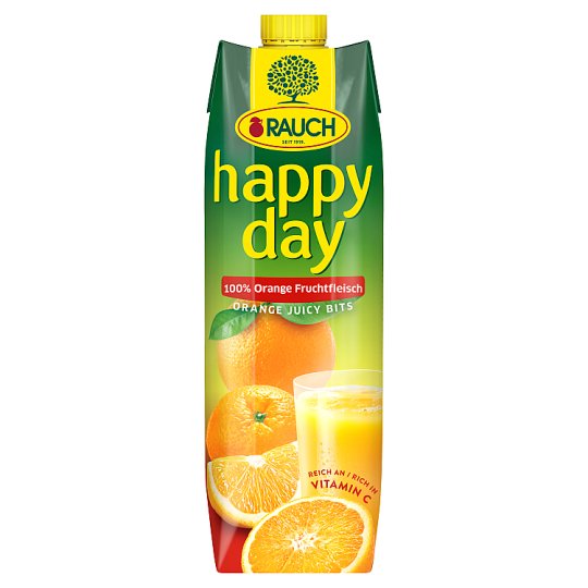 Rauch Happy Day 100% narancslé gyümölcshússal 1 l