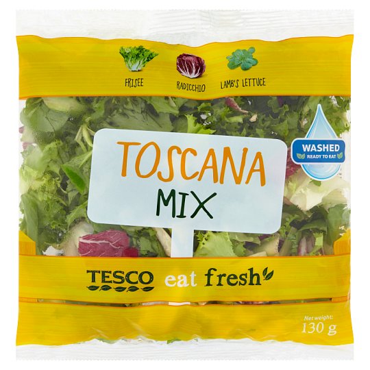 Tesco mosott, fogyasztásra kész toszkán saláta 130 g