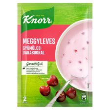 Knorr Frissítő Ízek meggyleves gyümölcsdarabokkal 56 g