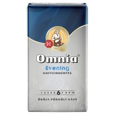 Douwe Egberts Omnia Evening koffeinmentes őrölt-pörkölt kávé 250 g