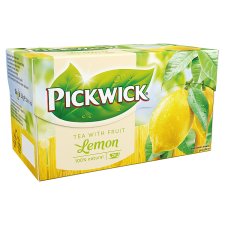 Pickwick Black Tea Flavoured with Lemon Peels 20 Tea Bags 30 g