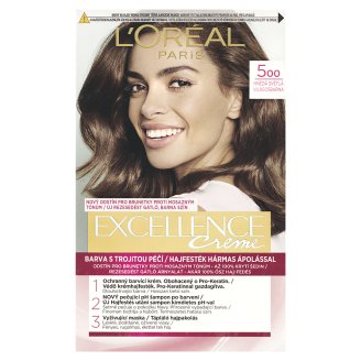 L'Oréal Paris Excellence Creme 5 Világosbarna tartós krémhajfesték
