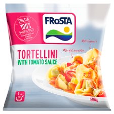 FRoSTA gyorsfagyasztott tortellini spenótos töltelékkel, tejszínes paradicsomos szósszal 500 g