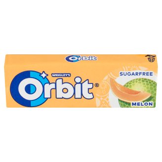 Orbit Melon dinnyeízű cukormentes rágógumi édesítőszerrel 10 db 14 g