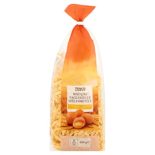 Tesco szélesmetélt 4 tojásos durum száraztészta 500 g