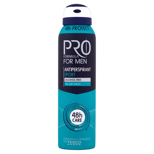 Tesco Pro Formula for Men Sport izzadásgátló dezodor 150 ml