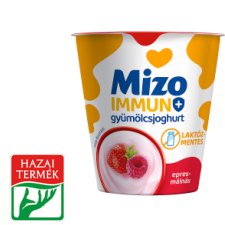 Mizo Immun+ epres-málnás, laktózmentes, élőflórás gyümölcsjoghurt 125 g