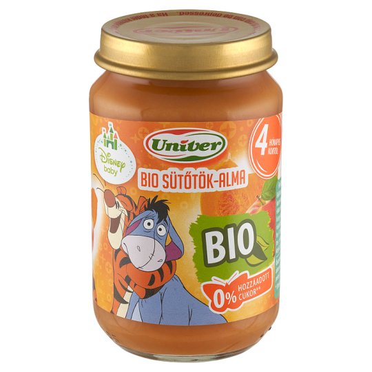 Univer sütőtök-alma bébidesszert 4 hónapos kortól 163 g