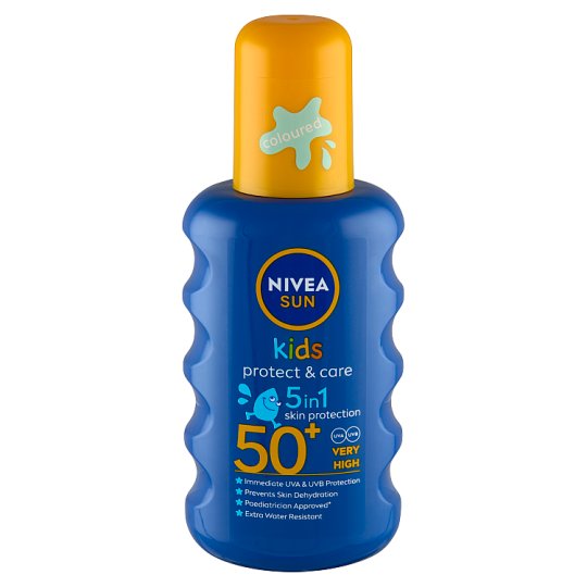 NIVEA SUN Protect & Care hidratáló gyermek napozó spray FF50+ 200 ml