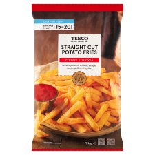 Tesco gyorsfagyasztott elősütött hasábburgonya 1 kg