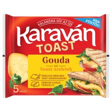 Karaván Toast gouda ízű toast szeletek 100 g