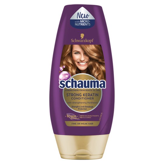 Schauma Keratin Erő balzsam vékonyszálú és gyenge hajra 200 ml