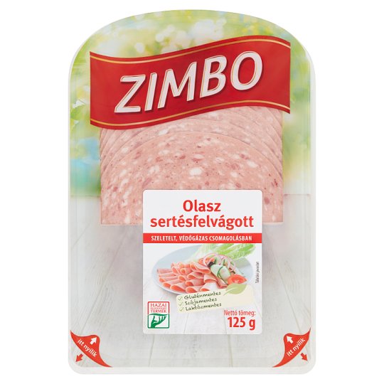 Zimbo szeletelt olasz sertésfelvágott 125 g